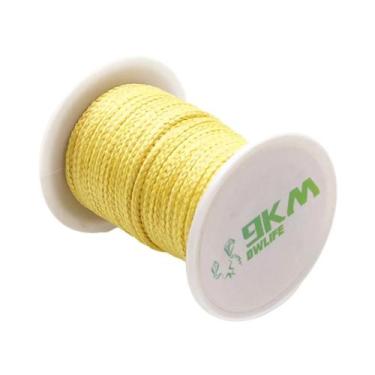 Imagem de Linha De Pesca Trançada De Kevlar Amarela 9KM, Alta Resistência À Traç