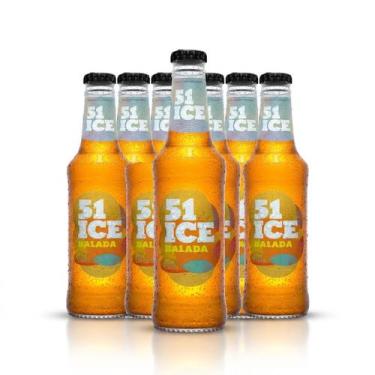 Imagem de Bebida Mista 51 Ice Balada Extrato de Guaraná 275ml Pacote com 6 Unida