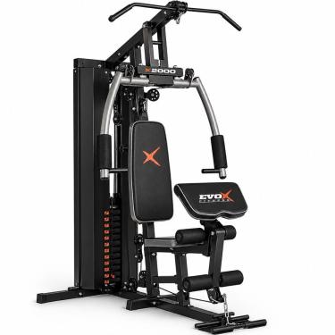Imagem de Estação de Musculação 72KG Evox Fitness X2000 40 Exercícios Uso Residencial-Comercial Preto