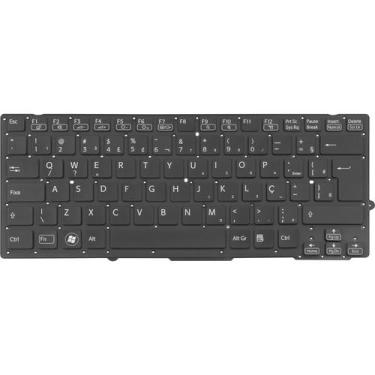 Imagem de Teclado para Notebook Sony Vaio VPC-VPCSB35fxw - BestBattery, Preto