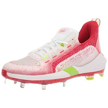 Imagem de Under Armour Tênis de beisebol masculino Harper 6 Low, Branco (101)/Vermelho, 14
