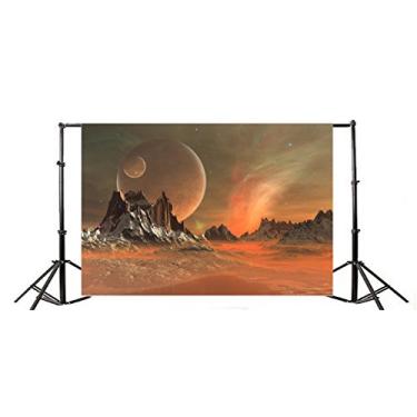 Imagem de Yeele 2,7 x 1,8 m Mirage Planet Background for Photography Vinil Cosmos Outer Space Starry Sky Photo Backdrops Baby Girls Student Portrait Video Photo Shoot Studio Adereços