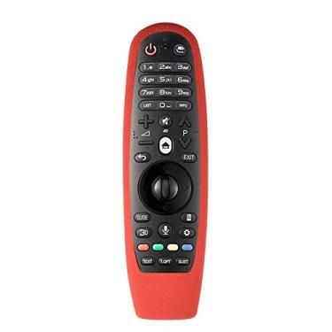 Imagem de Hakeeta Controle remoto inteligente de substituição controle remoto universal ABS para TV LED para controle remoto AN-MR600 TV (a bateria não está incluída) (vermelha)