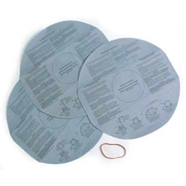 Imagem de Filtro de aspirador de pó seco molhado VF2002 Multifit para a maioria dos aspiradores de pó secos e molhados da marca Shop-Vac (3 filtros de disco com 1 faixa)