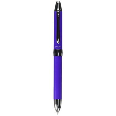 Imagem de Pentel Caneta multifuncional Vicuna Ex, esferográfica fina e lapiseira de 0,5 mm, violeta (BXW1375V)