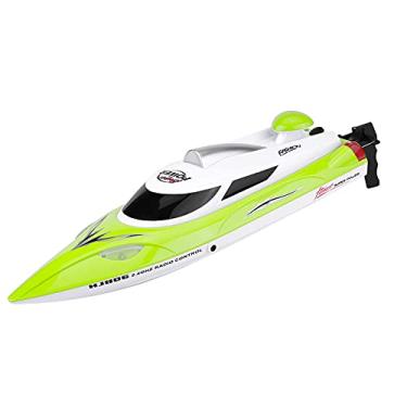 Imagem de Vbestlife RC Ship, 2,4 G Controle Remoto 4 Canais, Mini Barco de Corrida de Barco, Dupla Camada Impermeável, Presente para Adultos e Crianças (Verde)