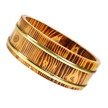 Imagem de Hemoton Balde De Sushi Banheira De Imersão Japonesa Ok Arroz Banheira De Arroz Japonesa Banheira De Mistura De Arroz Barril De Arroz De Sushi Fazer Sushi Comida Pequena Caixa De Madeira