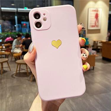 Imagem de Capa de telefone com padrão de coração de amor para iphone 13 12 pro mini 11 pro max x xr xs max 7 8 plus cor doce capa de tpu macio, pr, para iphone 11pro max