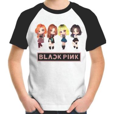Imagem de Camiseta Infantil Black Pink Modelo 2 - Casa Mágica