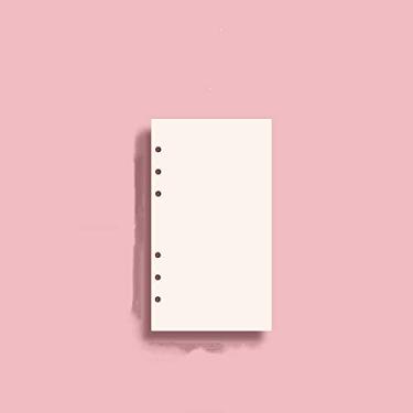 Imagem de Capa de caderno de couro PU A6 capa para agenda de agenda faça você mesmo 6 capas de caderno para capa de caderno, núcleo de caderno, em branco