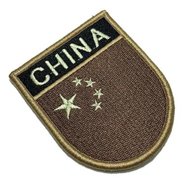 Imagem de BP0195EV04 Bandeira China Patch Bordado Fecho Contato