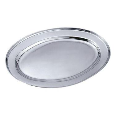 Imagem de Travessa De Inox Oval 30 Cm Class Home