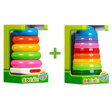 Kit De Brinquedos Educativos Infantil Para Bebês 1 Ano em Promoção