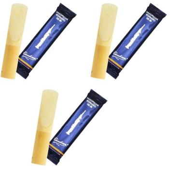 Imagem de Kit 3 Palhetas Sax Soprano Vandoren 2.5