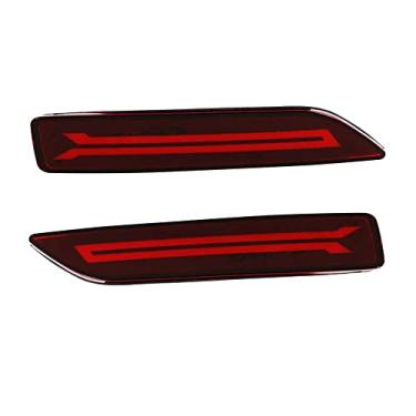 Imagem de 2 peças Lâmpada de neblina traseira de LED - Luz de para-choque LED para dirigir refletor de luz de freio apto para Honda CRV 2007-2009