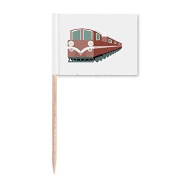 Imagem de Trem Taiwan Art Deco de viagem presente moda palito de dente marcadores decoração de festa