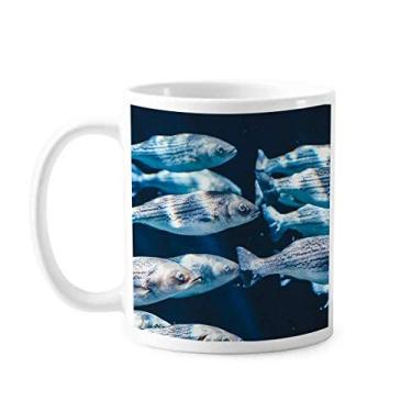 Imagem de Peixe Animal Marine Organism Caneca Tropical Cerâmica Café Porcelana Utensílios de Mesa
