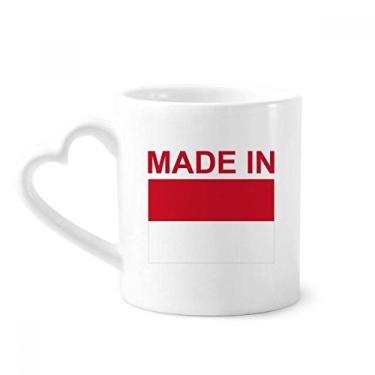 Imagem de Feito na Indonésia Country Love Caneca Café Cerâmica Copos Copo Coração Vidro