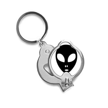 Imagem de Cortador de unhas universo, alienígena, retrato de cabeça de monstro, tesoura de aço inoxidável
