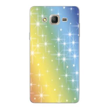 Imagem de Capa Case Capinha Samsung Galaxy  On7 Arco Iris Brilhos - Showcase
