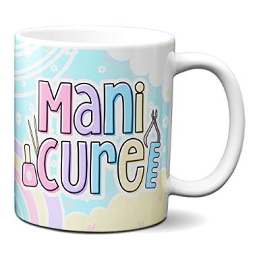 Imagem de Caneca Manicure Pedicure Profissional Unha Presente Criativo (Branca)