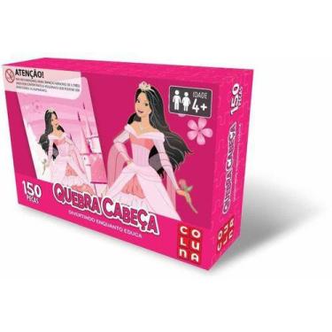 Imagem de Quebra-Cabeça Cartonado Princesas 150 Peças - Gala Ind Brinquedos