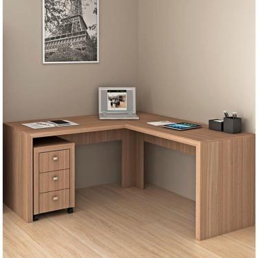 Imagem de Mesa para Escritório em L Angular ME4116 Tecno Mobili