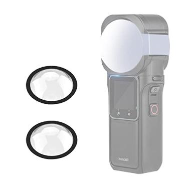 Imagem de PULUZ Capa protetora de policarbonato de lente dupla para Insta360 ONE RS 1 polegada 360 Edition Kit de proteção de tela