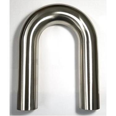 Imagem de Manequim de aço inoxidável de 180°, curva de 1,5D, raio solto de 16 GA/0,065 polegadas, perna de 15,2 cm, perna - SS304 - manos inoxidáveis.Stainless Bros. 2.36" 601-XXX96-1150