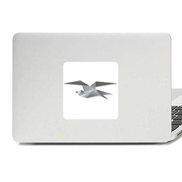 Imagem de Adesivo geométrico abstrato corvo origami vinil paster laptop decoração PC