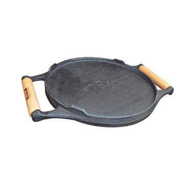 Imagem de Chapa Dupla Face Redonda De Ferro Fundido - Lisa/frisada