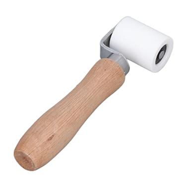 Imagem de Rolo De Mão De Borracha,Rolo De Costura De Silicone, Costura Resistente A Alta Temperatura De Silicone De 40 Mm, Rolo De Pressão Manual Removível Para Telhados, Ferramenta De Soldagem De PVC