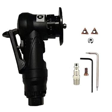 Imagem de Chusui Máquina de chanfrar pneumática Carpinteiro Ferramenta de chanfrar Portátil Moedor de mão Metal Madeira Acrílico Rebarbador Biselado Máquina de aparar