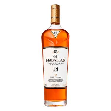Imagem de The Macallan Single Malt Whisky 18 anos Sherry Oak Cask 700ml