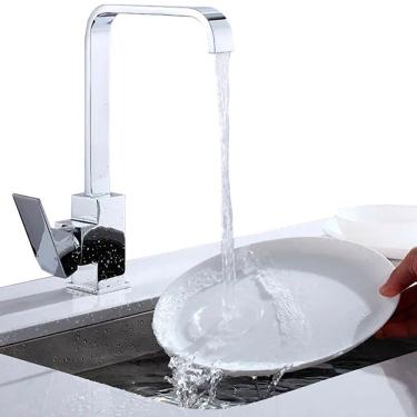 Imagem de Torneira Gourmet para Banheiro Cozinha Churrasqueira Lavabo Bica Alto com Giro 360º Mon...