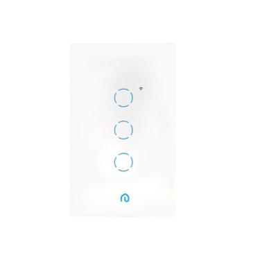 Imagem de Interruptor Inteligente 3 Botões Touch Wi-Fi App Alexa Vidro