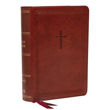 Imagem de Nkjv, Reference Bible, Compact, Leathersoft, Brown, Red Letter Edition, Comfort Print: Holy Bible, New King James Version