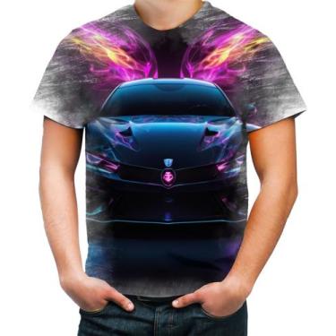 Imagem de Camiseta Desgaste Carro Neon Dark Silhuette Sportive 2 - Kasubeck Stor