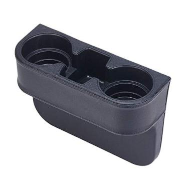 Imagem de JSCARLIFE Suporte universal de copo com costura de assento de carro, suporte de celular, suporte de montagem de garrafa de comida, organizador de armazenamento, porta-luvas multifuncionais, acessórios
