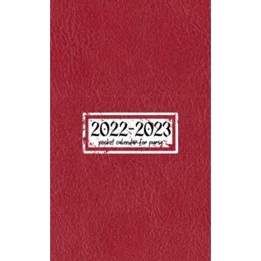 Imagem de 2022-2023 Pocket Calendar For Purse: Small Monthly Calendar With To Do List, Two Years Jan 22 - Dec 23 With Inspirational Quotes, Monthly spreads (2 Pages per Month)
