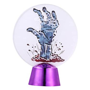 Imagem de OSALADI 1 Unidade Decoração de halloween luz noturna festa decoração de desktop adereços LED horror decoração de bar de shopping center decoração luz de noite decorativa de halloween PVC