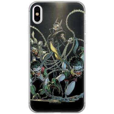 Imagem de Capa de TPU original DC Batman para iPhone X, iPhone Xs, capa de silicone líquido, flexível e fina, protetora para tela, à prova de choque e antiarranhões