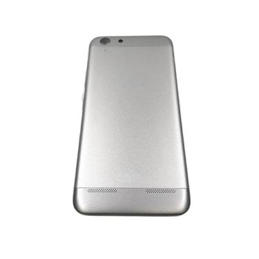 Imagem de SHOWGOOD Capa de bateria traseira para Lenovo Vibe K5 Plus A6020 peças de reposição com botões para Lenovo Vibe K5 Plus capa traseira de bateria de telefone (prata)