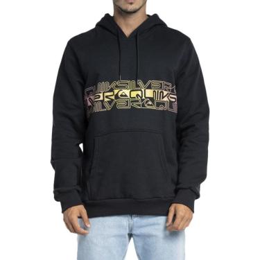 Imagem de Moletom Quiksilver Canguru Word Block WT23 Masculino-Masculino