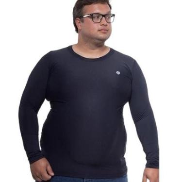 Imagem de Camiseta Termica Masculina Plus Size segunda Pele Proteção Uv 03-Masculino