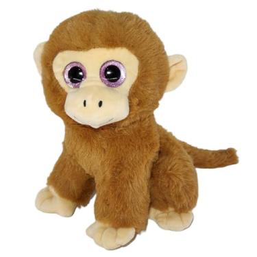 Imagem de Macaco de Pelúcia Fizzy Toys FC2808 Marrom Claro Cacau