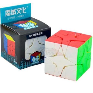 Imagem de Cubo mágico profissional moyu meilong skew stickerless b+