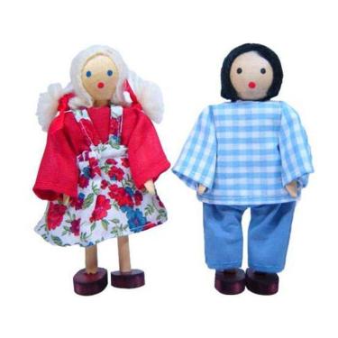 Imagem de Bonecos crianças para casinha de boneca - bohney