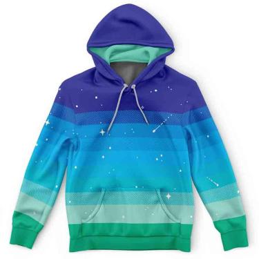 Imagem de Moletom Canguru Galaxia Estratosfera Md01-Masculino