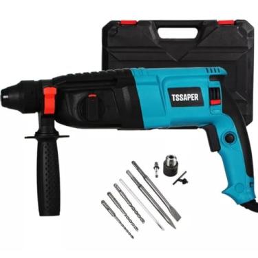Imagem de Martelete Perfurador Rompedor 4j Sds Plus 960w Profissional maleta e acessórios - Tssaper (220, Volts)